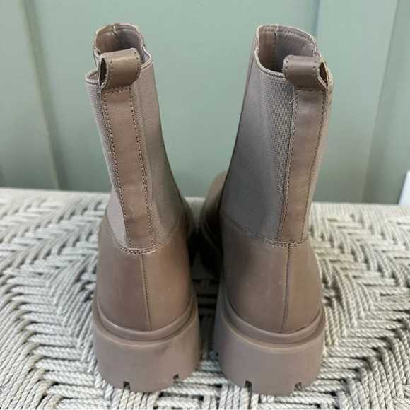 Schutz Billie Casual Bootie casual moccacino tan faux leather boots - Picture 6 of 8